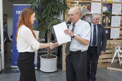 Předávání diplomu, Foto: Stavební fakulta ČVUT v Praze